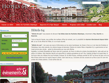 Tablet Screenshot of hotels-64.com